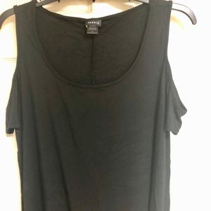 Torrid Black Cold Shoulder Tunic